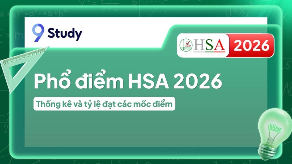Phổ điểm HSA 2026: Thống kê và tỷ lệ đạt các mốc điểm